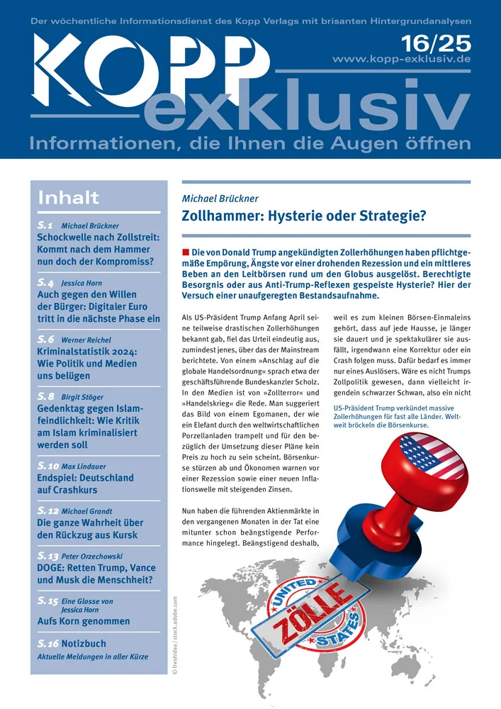 Die von Donald Trump angekündigten Zollerhöhungen haben pflichtgemäße Empörung, Ängste vor einer drohenden Rezession und ein mittleres Beben an den Leitbörsen rund um den Globus ausgelöst. Berechtigte Besorgnis oder aus Anti-Trump-Reflexen gespeiste Hysterie? Hier der Versuch einer unaufgeregten Bestandsaufnahme.