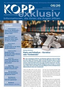 In den vergangenen Wochen und Monaten glänzten Gold und Silber mit einer Super-Performance. Dabei wird oft übersehen, dass vor allem Platin und teilweise auch Palladium ebenfalls spürbar im Preis zulegen konnten. Platin hat Gold im Jahr 2025 sogar deutlich outperformt. Am letzten Handelstag des Januars gab der Platinpreis dann um über 17 Prozent nach. Silber traf es noch härter. Eine überfällige Korrektur heiß gelaufener Edelmetallwerte ober eine Trendwende?